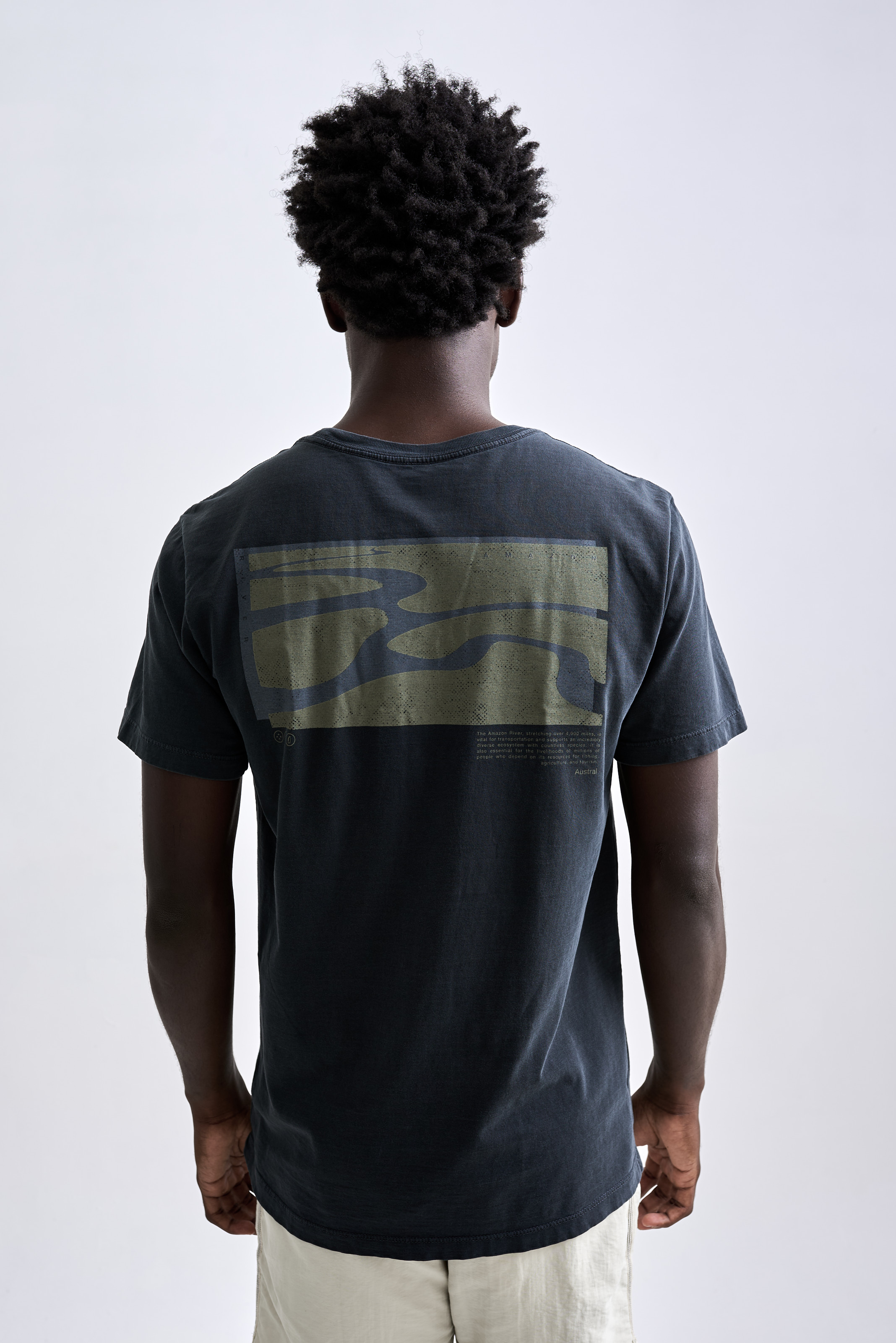 Camiseta Amazon Stone Preto Old