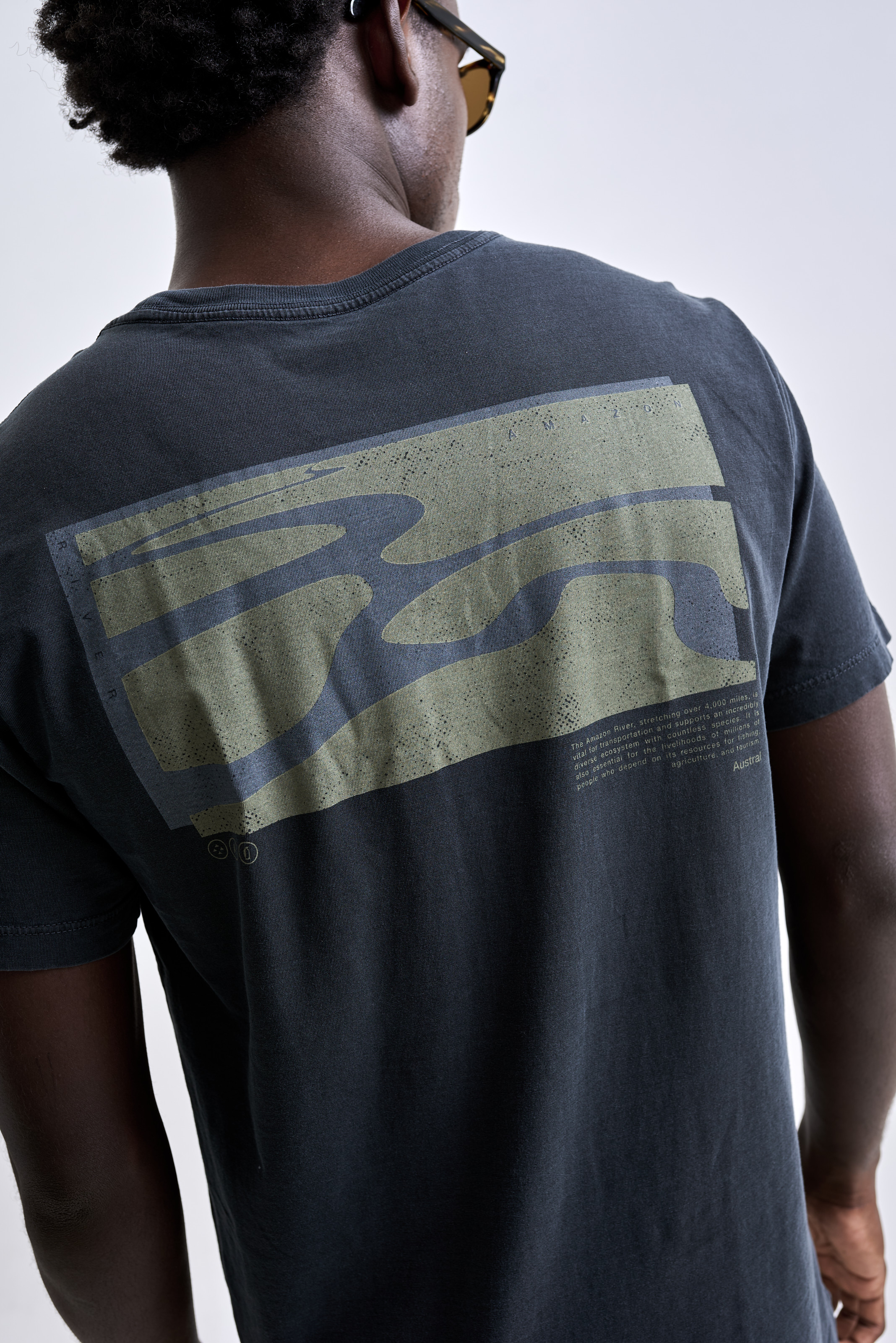 Camiseta Amazon Stone Preto Old