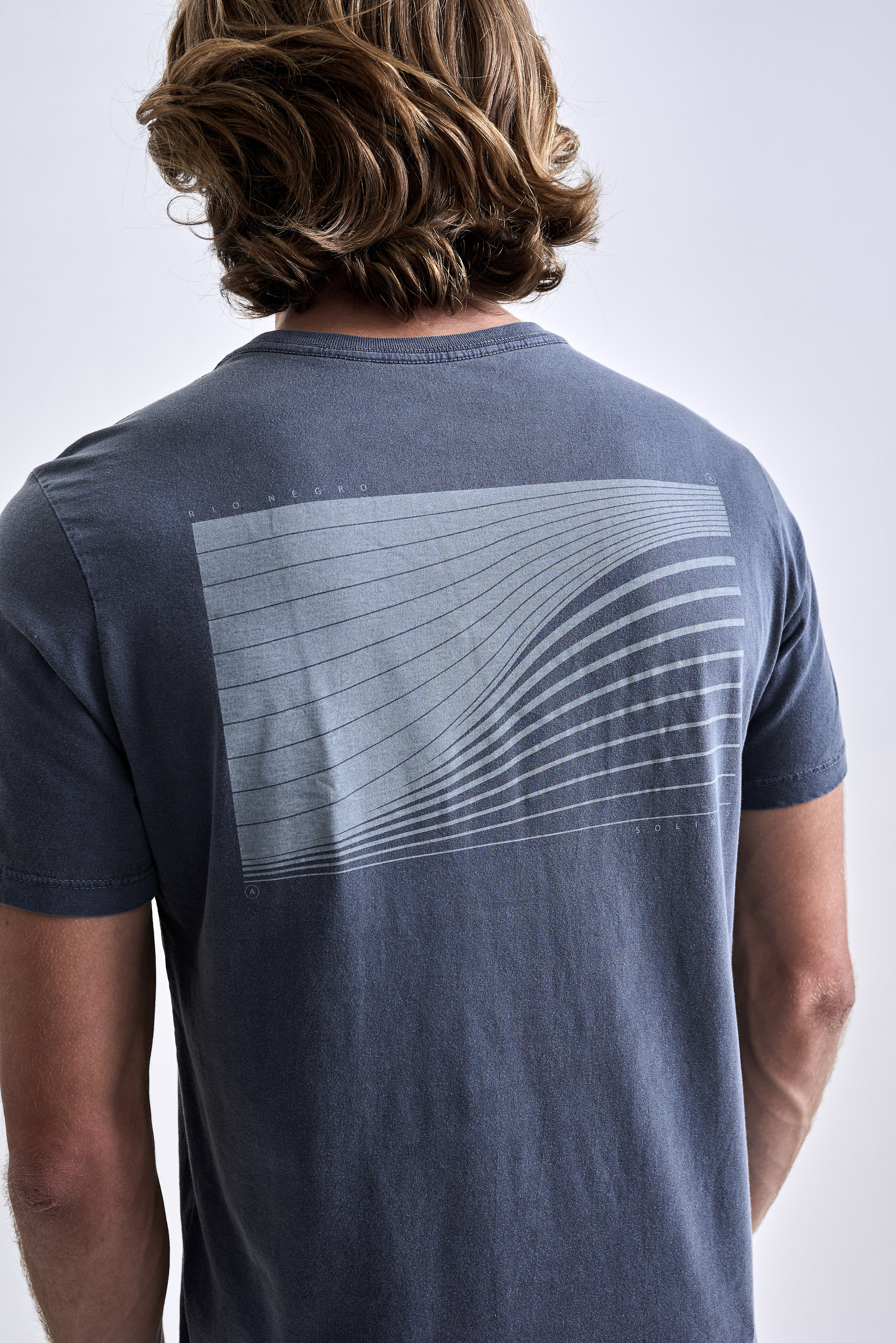 Camiseta Rns Stone Azul Midnight