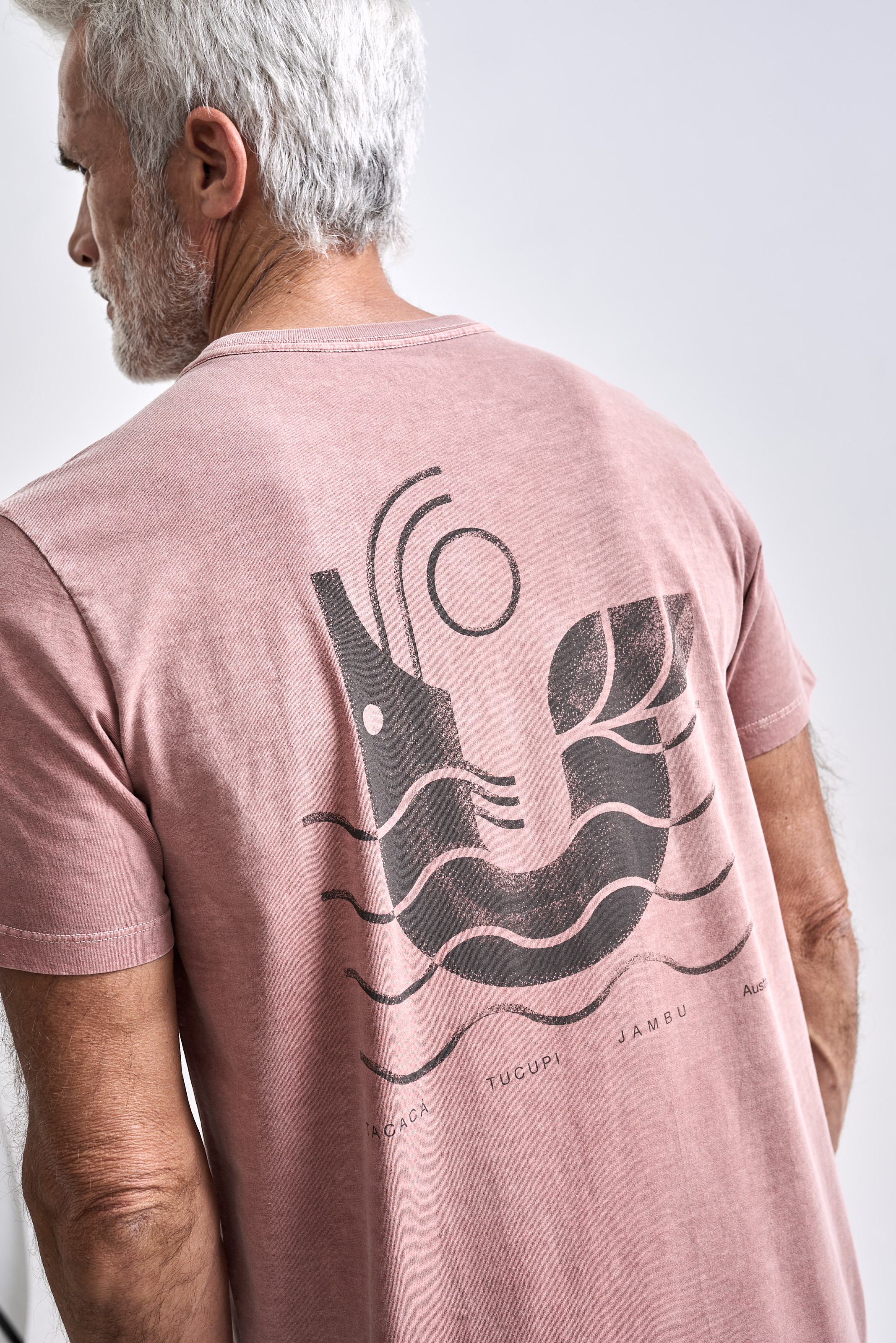 Camiseta Pitú Stone Coral
