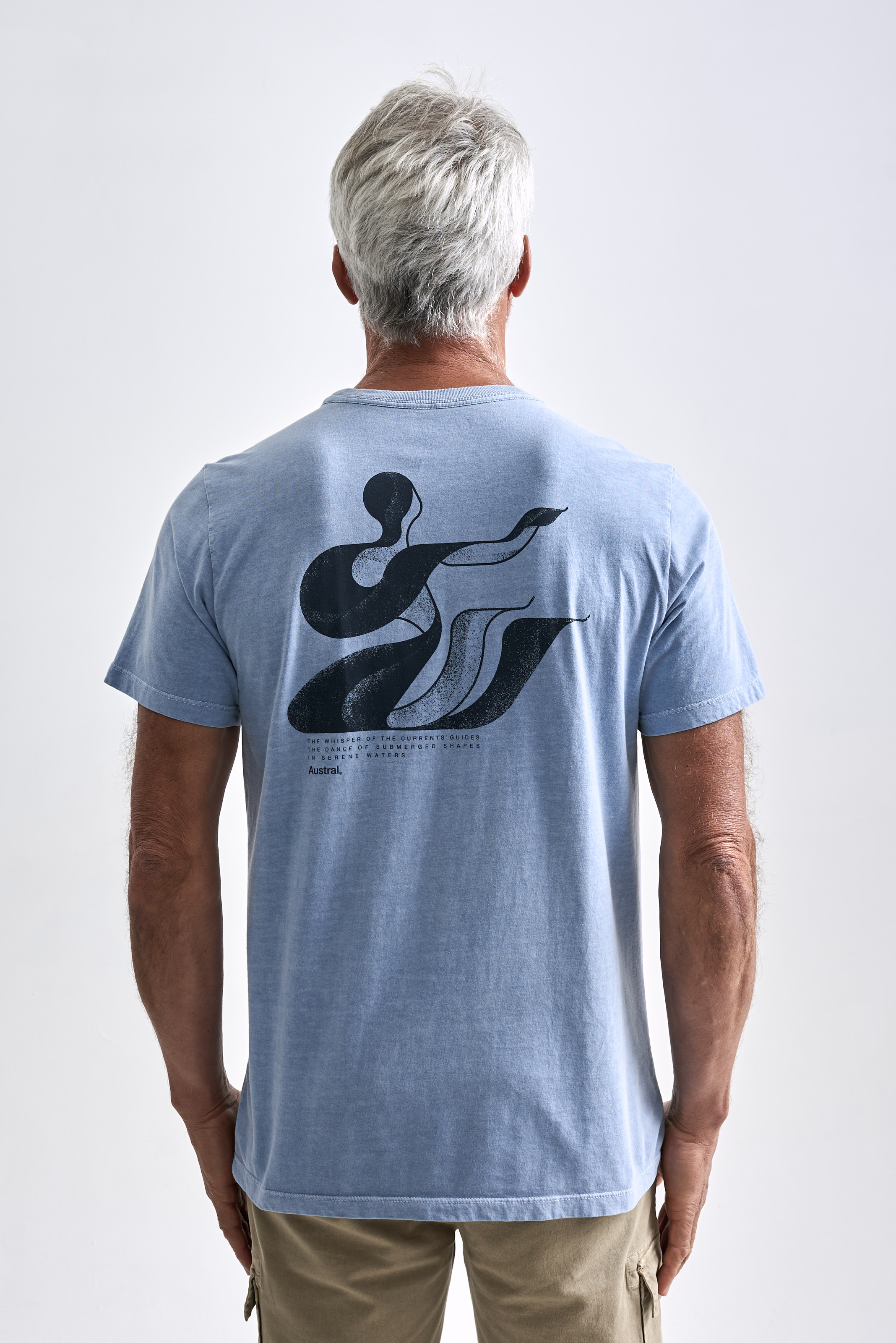 Camiseta Serene Stone Azul Claro