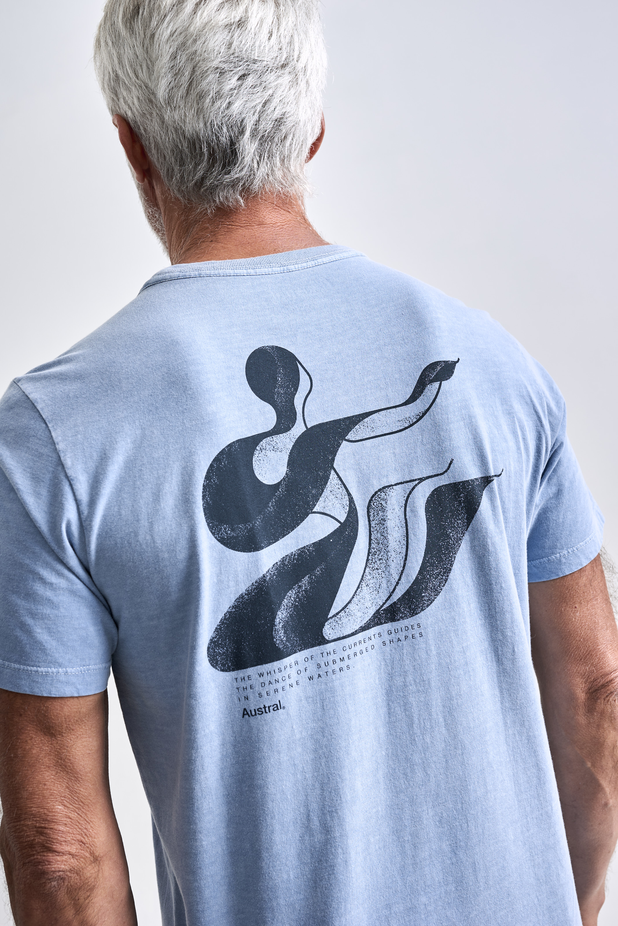 Camiseta Serene Stone Azul Claro