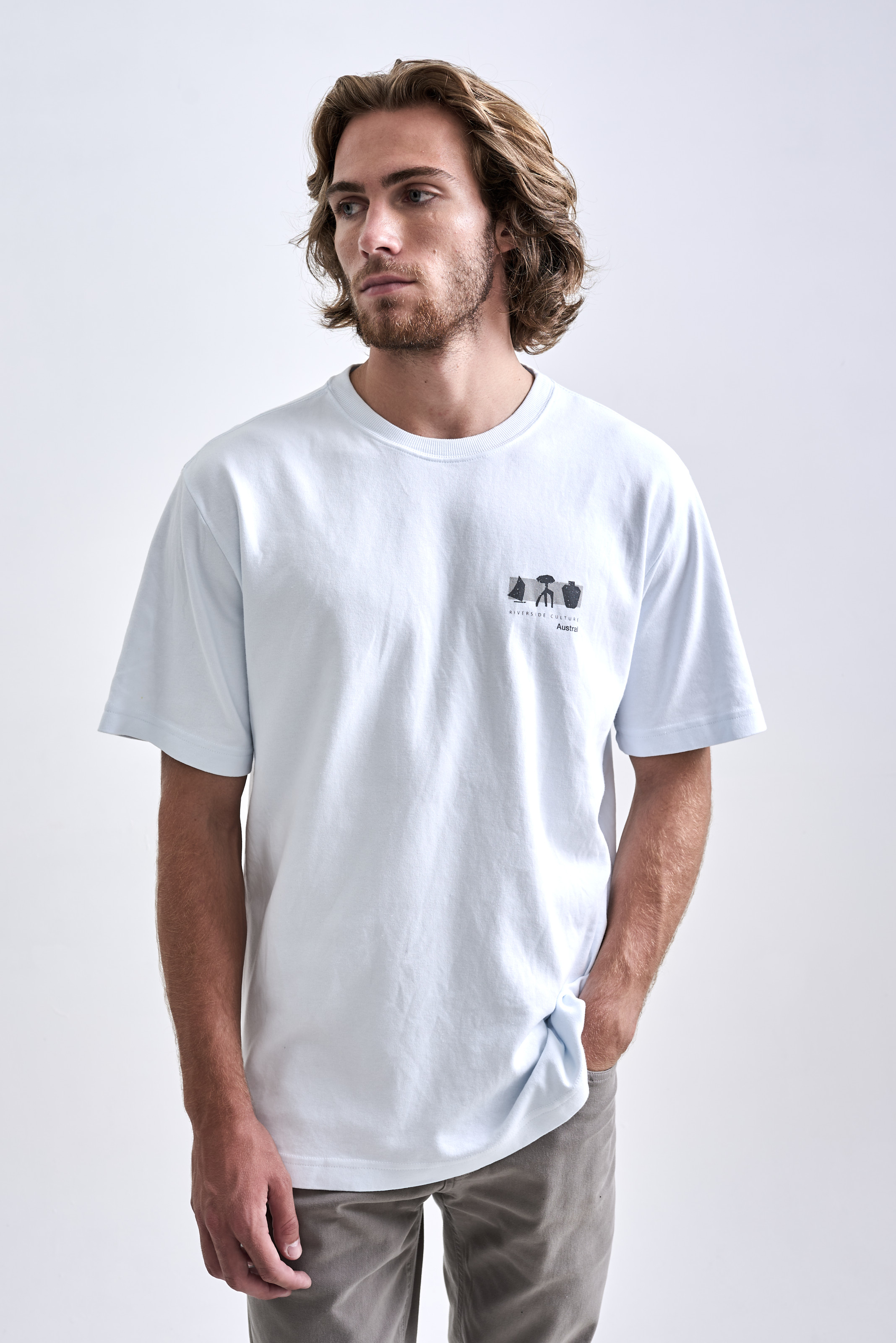 Camiseta Oversized Culture Branco | Austral