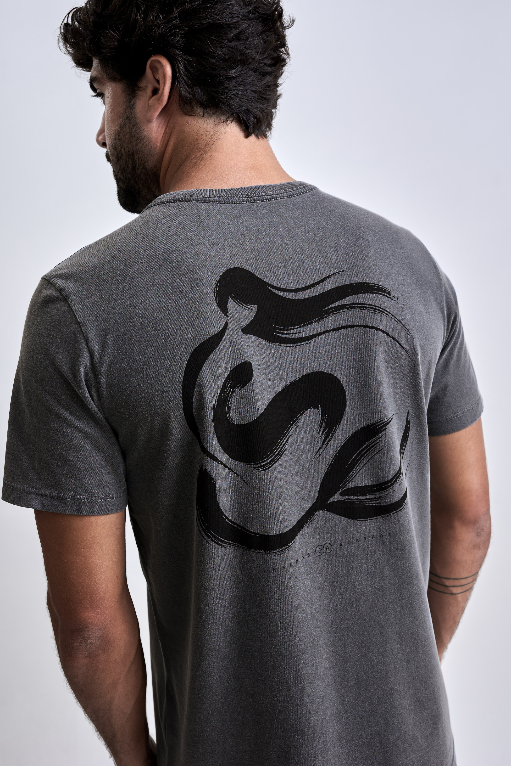 Camiseta Legends Stone Cinza Old