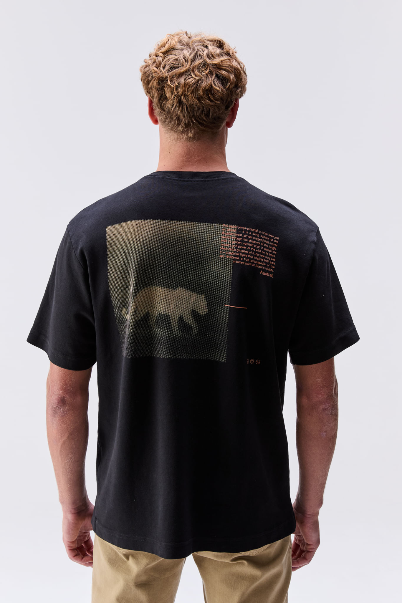 Camiseta Oversized Estampa Legend II Preto