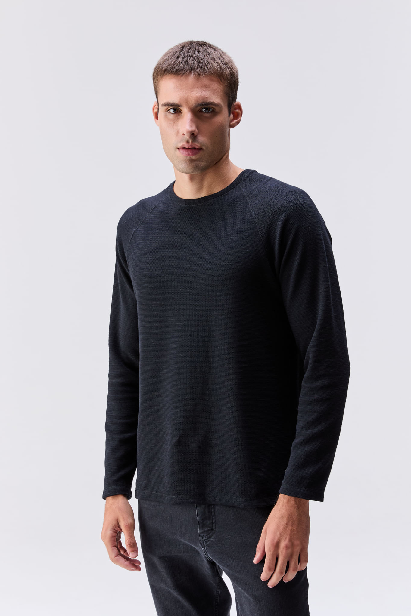 Camiseta Manga Longa Desert Preto