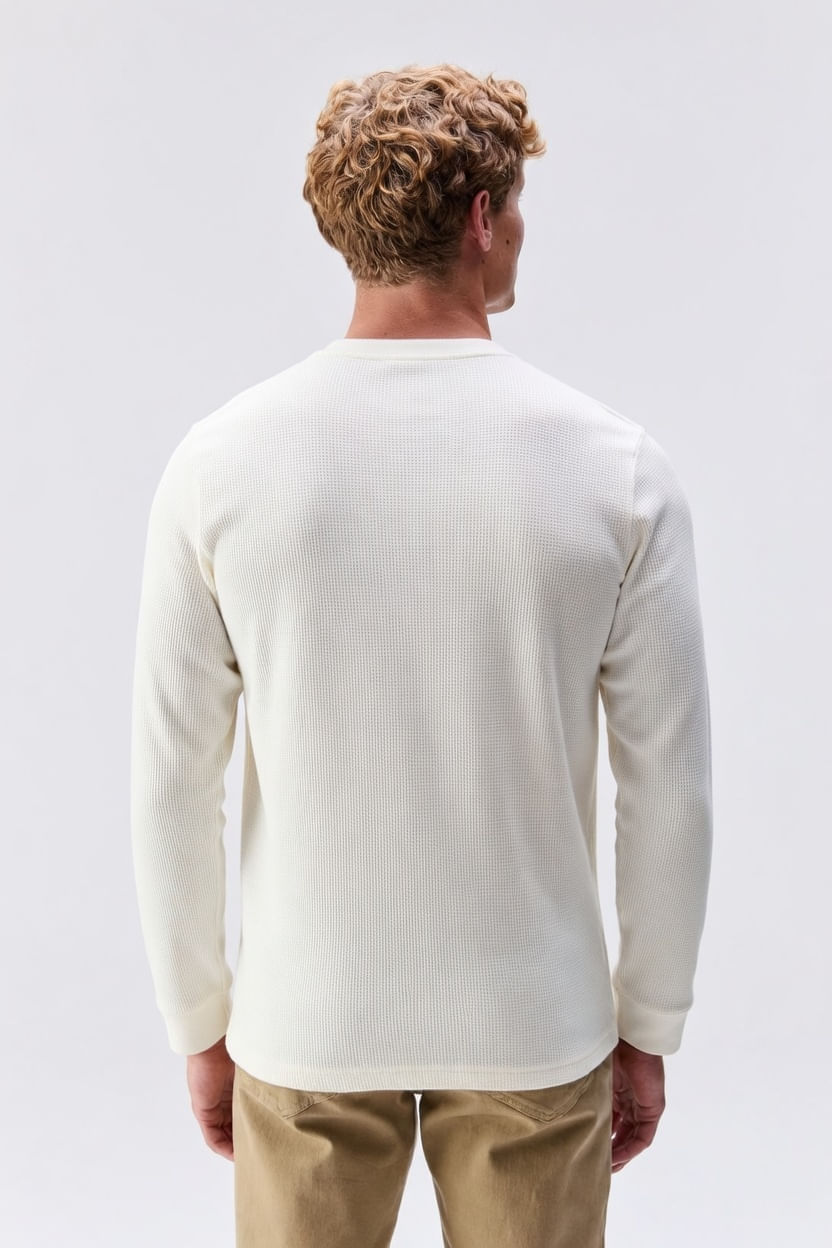 Camiseta Manga Longa Java Off White