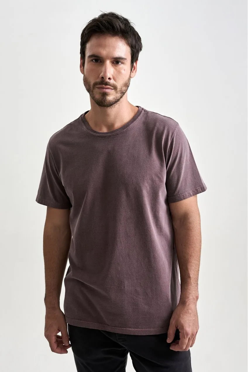 Camiseta Basic Stone Vinho