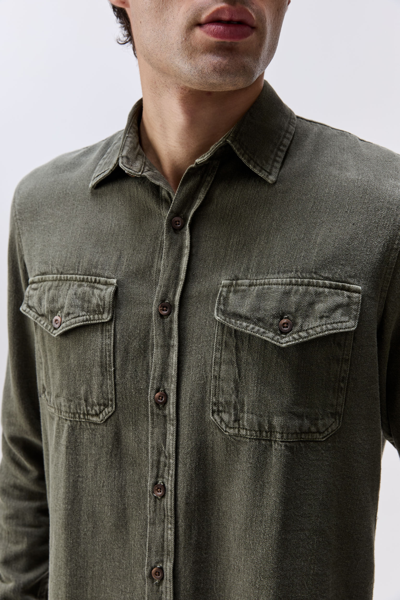 Camisa Linho Mont Blanc Verde