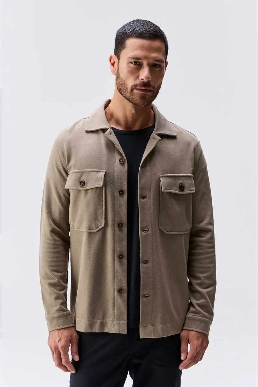 Overshirt Malha Stelvio Khaki