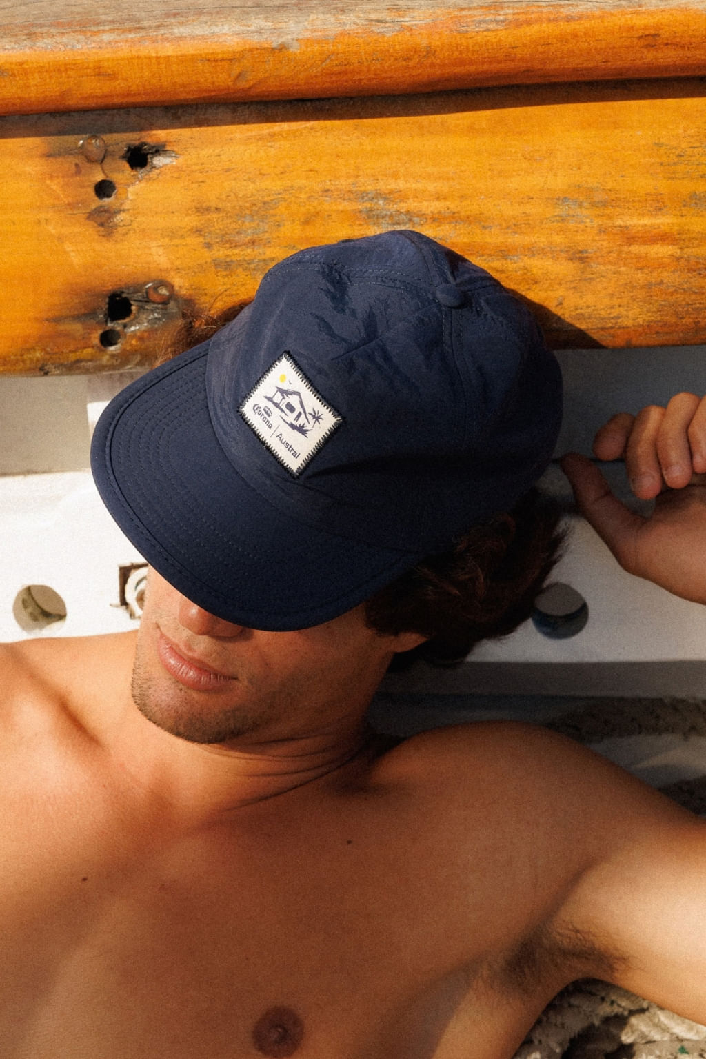 Boné Outsider Austral Corona Azul Escuro