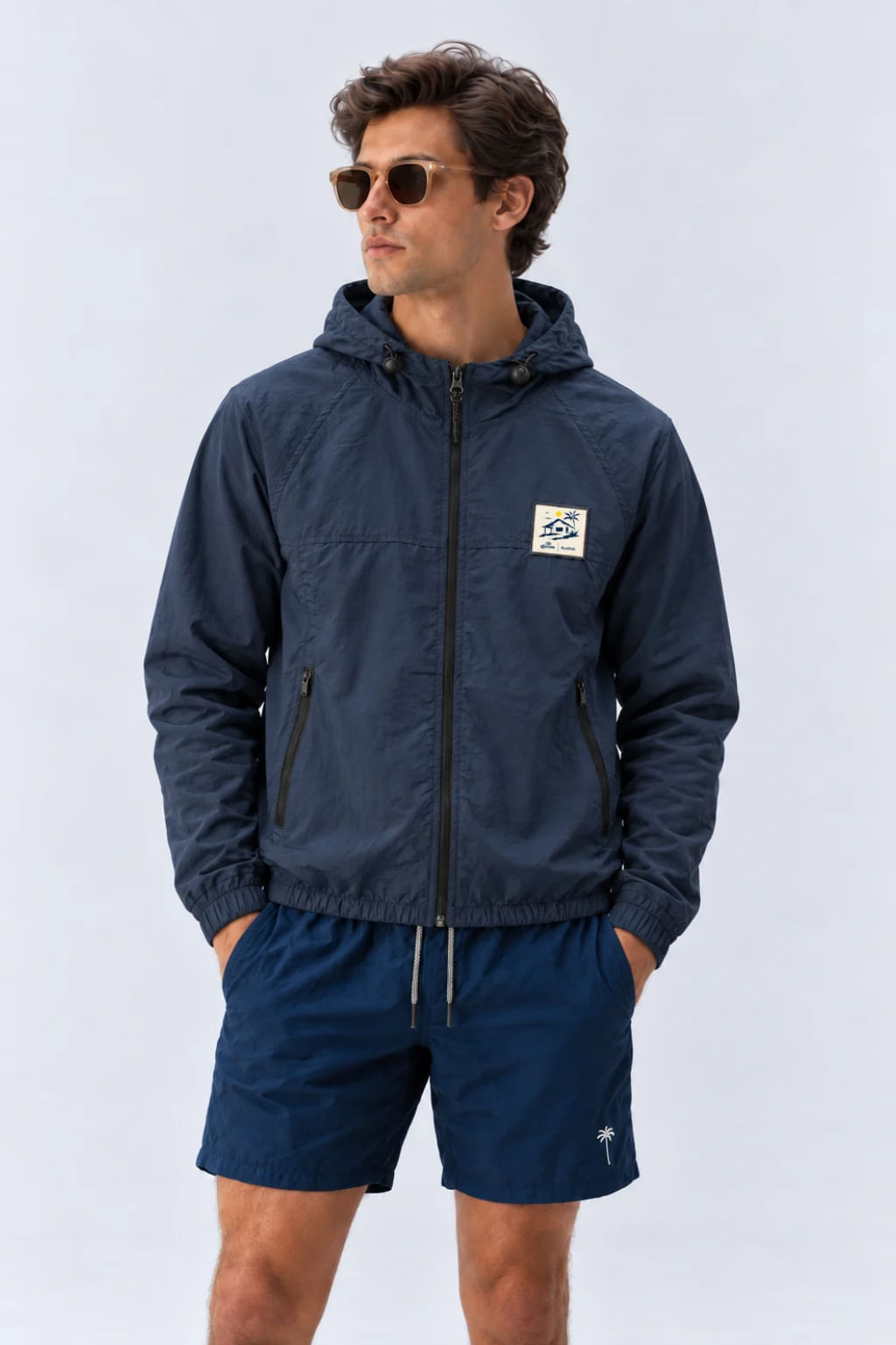 Windbreaker Austral Corona Azul Escuro