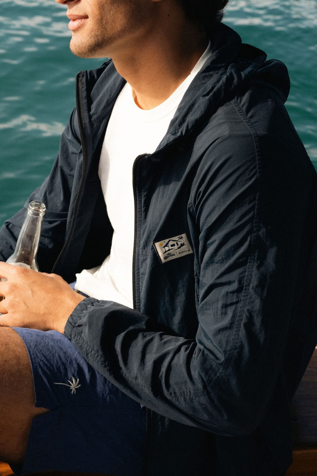 Windbreaker Austral Corona Azul Escuro